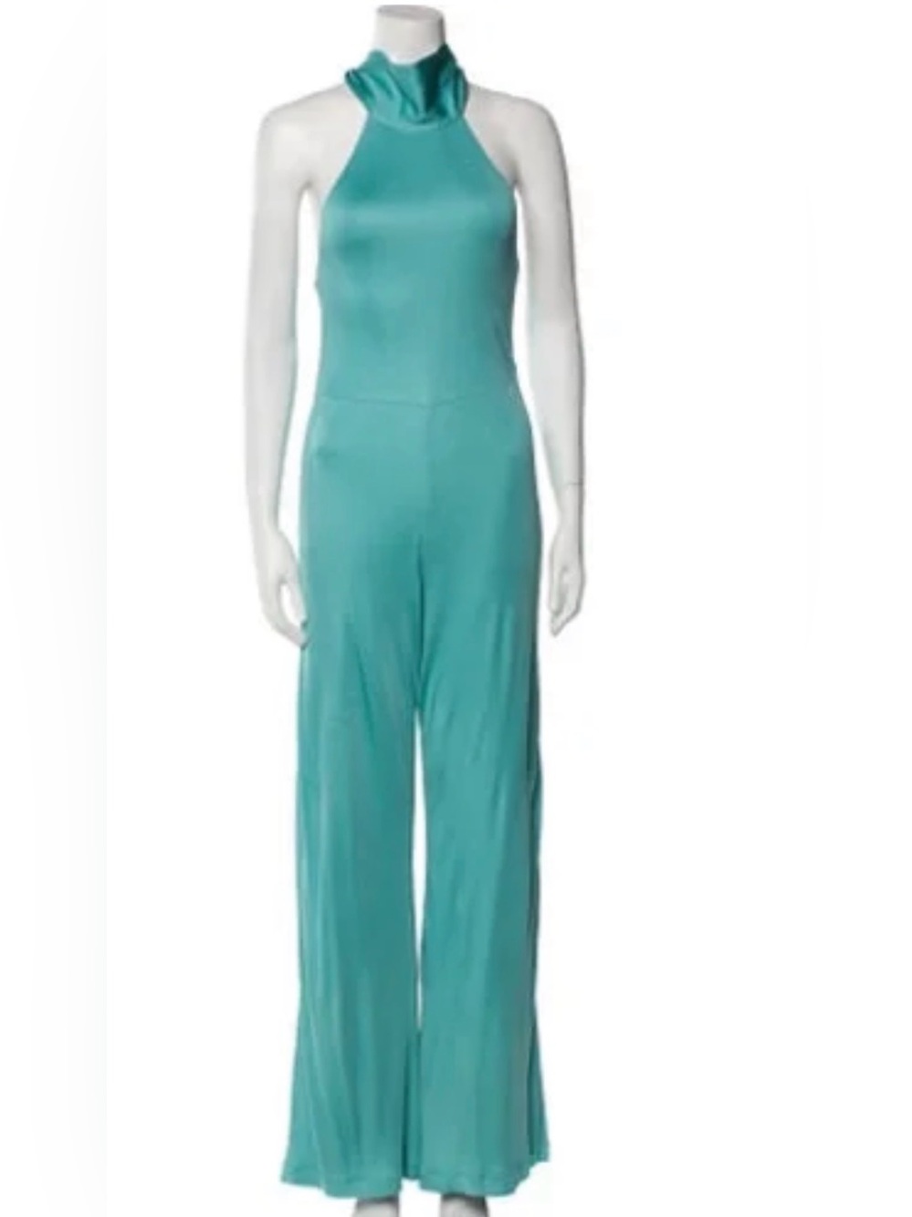 Ralph Lauren Black Label Teal Neckline Jumpsuit